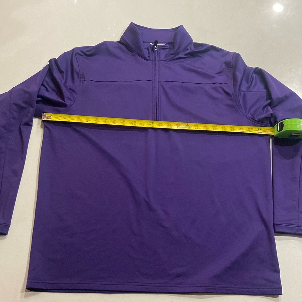 Cutter and Buck Men's Purple Half-Zip Pullover Size XL - Picture 7 of 9